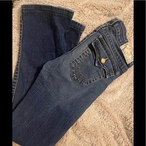 True religion bootcut jeans.